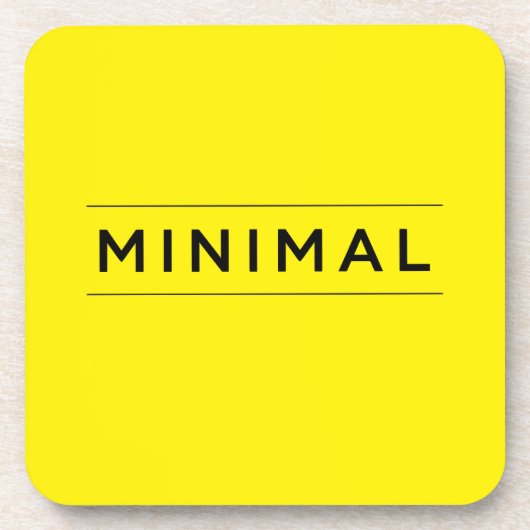 Minimale Vibes Bier Onderzetter (Voorkant)