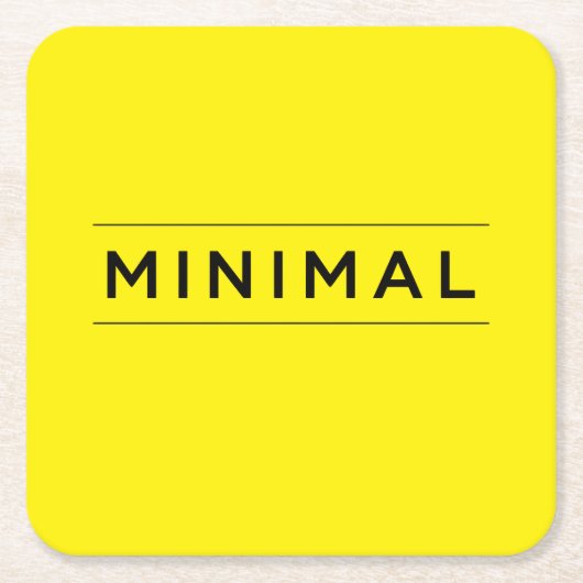 Minimale Vibes Kartonnen Onderzetters (Voorkant)