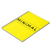 Minimale Vibes Notitieboek (Linkerzijde)