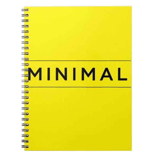 Minimale Vibes Notitieboek (Voorkant)