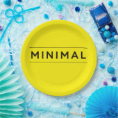 Minimale Vibes Papieren Bordje (Feest)