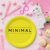 Minimale Vibes Papieren Bordje (Feest)