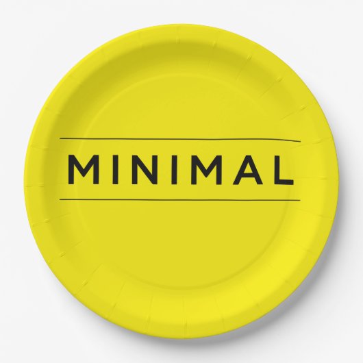 Minimale Vibes Papieren Bordje (Voorkant)