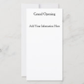 Minimale viering evenement bedank foto tekst kaart (Achterkant)