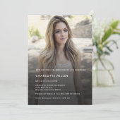 Minimale viering van de begrafenisfoto van het lev kaart (Staand voorkant)