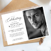 Minimale viering van het leven Foto-herdenkingsdie Kaart