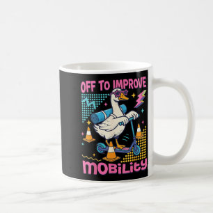 Minimale Vintage Jaren 90 Fysiotherapeut Gans Koffiemok