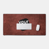 Minimale Vintage Neutrale Voeg Jouw Logo Toe Terra Bureaumat (Keyboard & Muis)