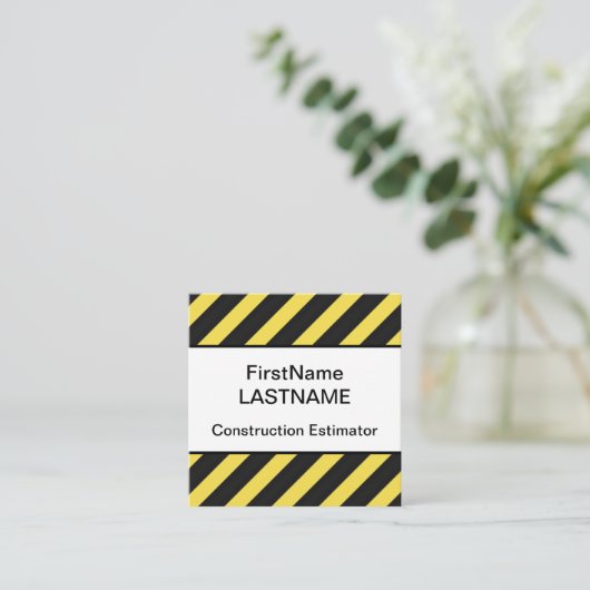 Minimale Visitekaartje bouwraming (Staand voorkant)