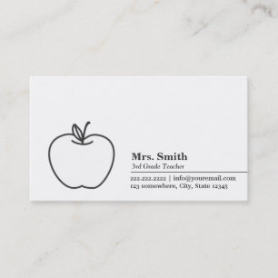 Minimale Visitekaartje leerkrachten Apple School