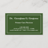 Minimale Visitekaartje van de eerste zorgverlener (Voorkant)