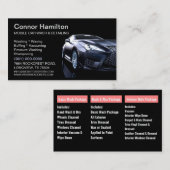 Minimale visitekaartje voor autodealers (Voorkant / Achterkant)