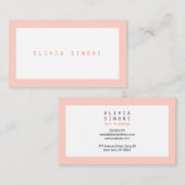 Minimale Visitekaartjes (Voorkant / Achterkant)