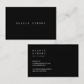 Minimale Visitekaartjes (Voorkant / Achterkant)