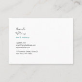 Minimale Visitekaartjes (Achterkant)