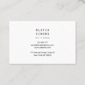 Minimale Visitekaartjes (Achterkant)