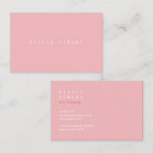 Minimale Visitekaartjes (Voorkant / Achterkant)