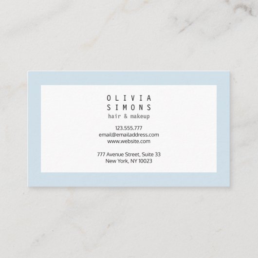 Minimale Visitekaartjes (Achterkant)