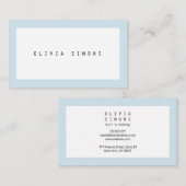 Minimale Visitekaartjes (Voorkant / Achterkant)