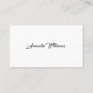 Minimale Visitekaartjes