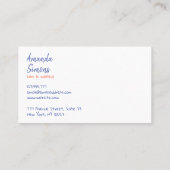 Minimale Visitekaartjes (Achterkant)