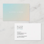 Minimale Visitekaartjes (Voorkant / Achterkant)