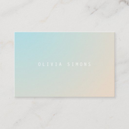 Minimale Visitekaartjes (Voorkant)