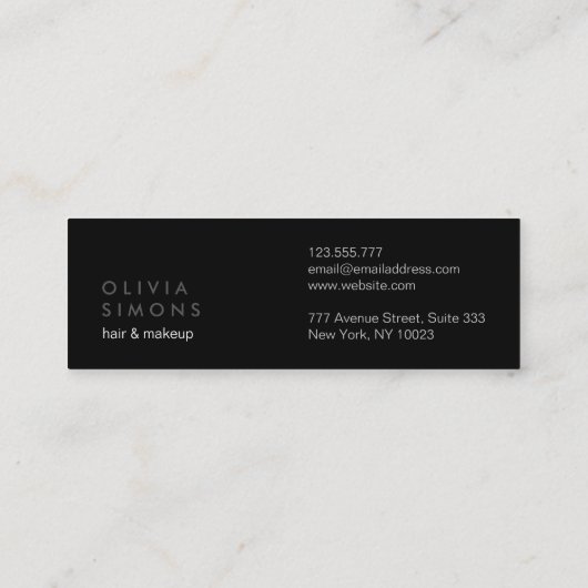 Minimale Visitekaartjes (Achterkant)