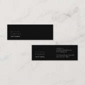 Minimale Visitekaartjes (Voorkant / Achterkant)