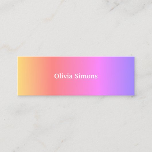 Minimale Visitekaartjes (Voorkant)