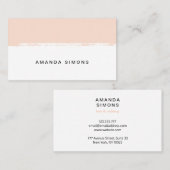 Minimale Visitekaartjes (Voorkant / Achterkant)