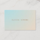 Minimale Visitekaartjes (Voorkant)