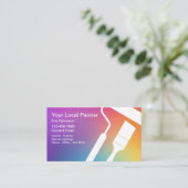 Minimale Visitekaartjes van de huisschilder (Staand voorkant)