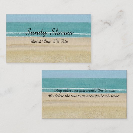 Minimale Visitekaartjes voor tapesystemen (Voorkant / Achterkant)