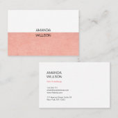 Minimale Visitekaartjes voor uw beroep (Voorkant / Achterkant)