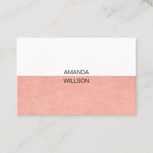 Minimale Visitekaartjes voor uw beroep (Voorkant)