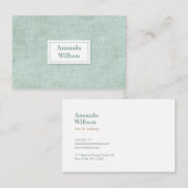 Minimale Visitekaartjes voor uw beroep (Voorkant / Achterkant)