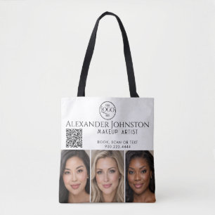 Minimale Visuele Identiteit voor Fotobedrijf van V Tote Bag