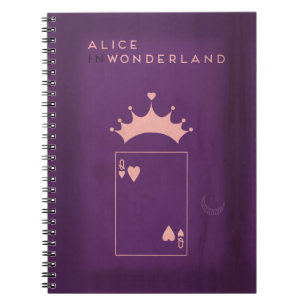Minimale vliegverkoop Alice in Wonderland Notitieboek