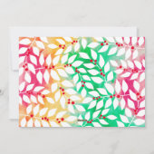 Minimale voorzijde - Feest op de achterzijde - Fot Feestdagenkaart (Achterkant)