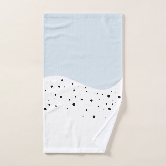 Minimale vormgeving met stippen bad handdoek (Handdoek)