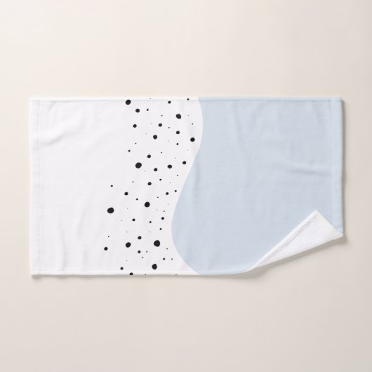 Minimale vormgeving met stippen bad handdoek (Handdoek)