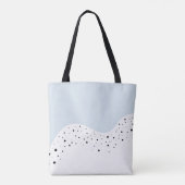 Minimale vormgeving met stippen tote bag (Achterkant)