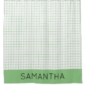 Minimale vormregels personaliseren douchegordijn (Voorkant)