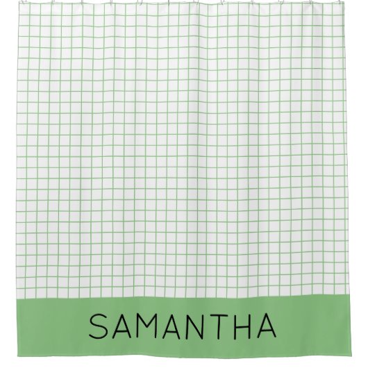 Minimale vormregels personaliseren douchegordijn (Voorkant)