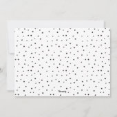 Minimale vreugdevolle fotocollage Kerstmis Feestdagenkaart (Achterkant)