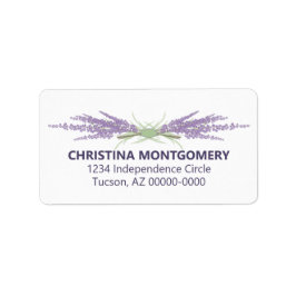 Minimale Vrijgezellenfeest lavender Flower Herb bu Etiket