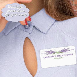 Minimale Vrijgezellenfeest lavender Flower Herb bu Etiket