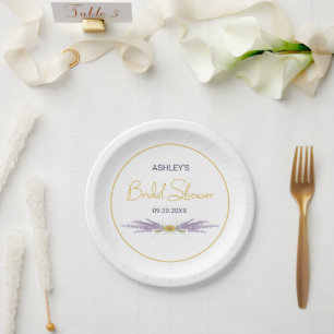 Minimale Vrijgezellenfeest lavender Flower Herb bu Papieren Bordje