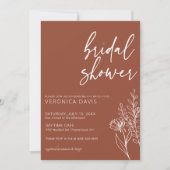 Minimale Vrijgezellenfeest van Modern Boho Terraco Kaart (Voorkant)